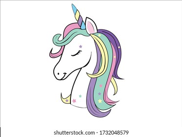 unicorn hand drawn design hand drawn design vectoral