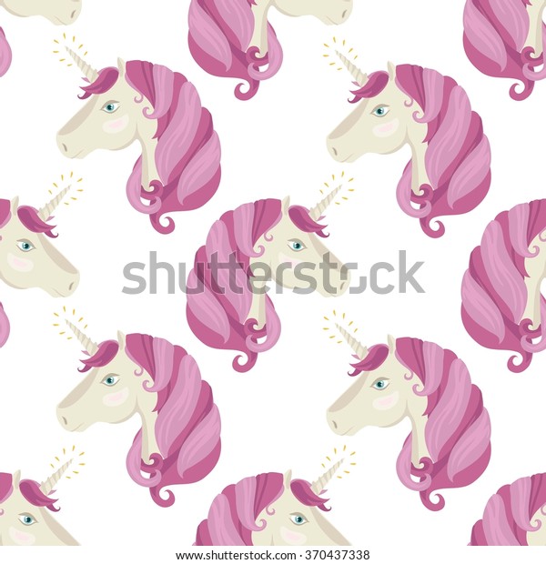 Unicorn Head Stock Vector (Royalty Free) 370437338