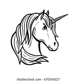 Unicorn Head Images Stock Photos Vectors Shutterstock