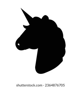 Unicorn silhouette Royalty Free Stock SVG Vector