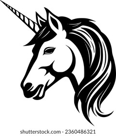 Unicorn - High Quality Vector Logo - Vector illustration ideal for T-shirt graphic