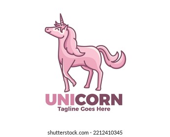 Unicorn Horse Animal Wild Fantasy Logo