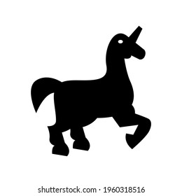 unicorn icon or logo isolated sign symbol vector illustration - high quality black style vector icons
