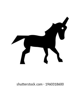 unicorn icon or logo isolated sign symbol vector illustration - high quality black style vector icons
