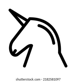 unicorn icon or logo isolated sign symbol vector illustration - high quality black style vector icons
