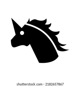 unicorn icon or logo isolated sign symbol vector illustration - high quality black style vector icons
