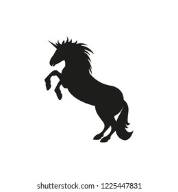 Unicorn icon. Simple vector illustration.