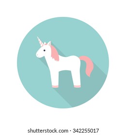 unicorn icon. vector illustration