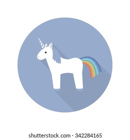 unicorn icon. vector illustration