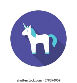 unicorn icon. vector illustration