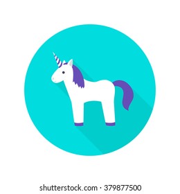 unicorn icon. vector illustration
