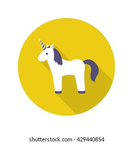 unicorn icon. vector illustration