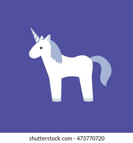 unicorn icon. vector illustration