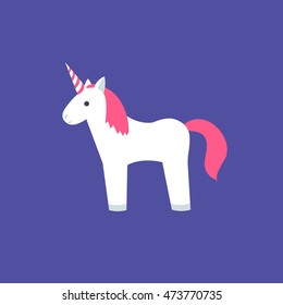 unicorn icon. vector illustration