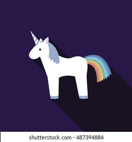 unicorn icon. vector illustration