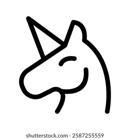 Unicorn Icon Vector Symbol Design Illustration