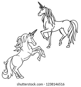 13,798 Unicorn line drawing Images, Stock Photos & Vectors | Shutterstock