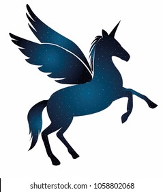 unicorn illustration vector