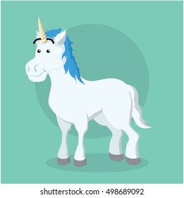 unicorn illustration vector illustration design