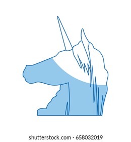 unicorn legendary mythical creature icon
