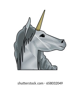 unicorn legendary mythical creature icon