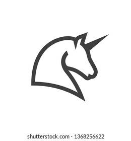 unicorn lines icon