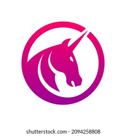 Unicorn Logo can be use for icon, sign, logo and etc