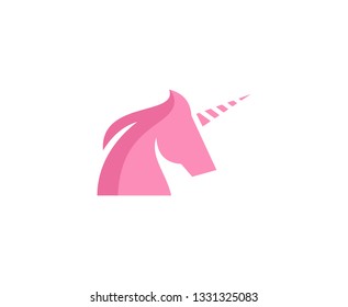 Unicorn logo icon 