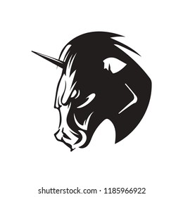 unicorn  logo icon design template vector