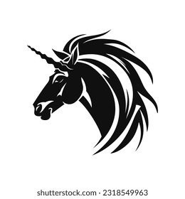 Unicorn Logo Illustration Vector Design Template