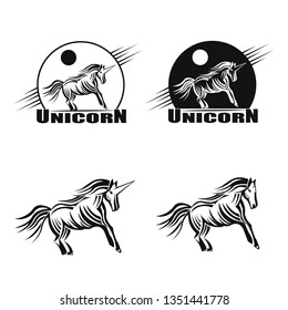 Unicorn  logo team 