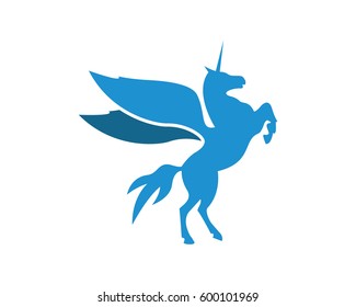 Unicorn logo template