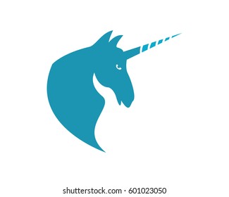 Unicorn logo template