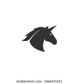 Unicorn logo template vector icon illustration design 
