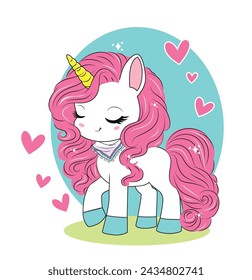 UNICORN LOVE GIRL CUTE STYLE