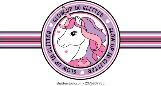 unicorn love glitter cute girl beautiful