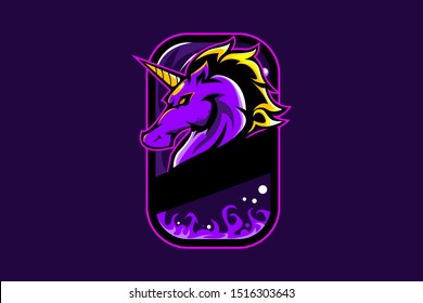 UNICORN  MASCOT EPS LOGO VECTOR