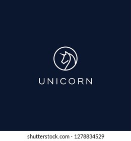 unicorn modern logo