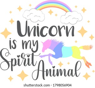 Unicorn is my spirit animal