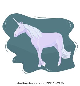 Unicorn - a mythical creature