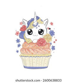  unicorn pattern design. fashion graphic design and more