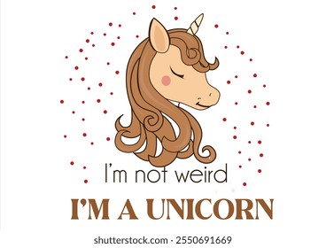 unicorn ponny positive quote art