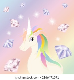 Unicorn pony fairy cartoon 