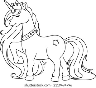 850 Collections Colouring Pages Unicorn Princess Best