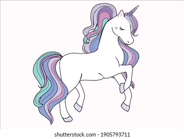 unicorn purple hair  hand drawn vector star pony horse mug design sticker etc positive
funny cute lovely optimist 