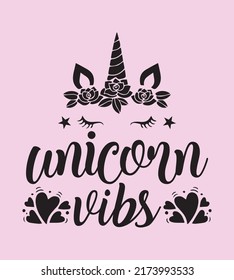Unicorn Quotes SVG Design, Perfect For T shirt And Others