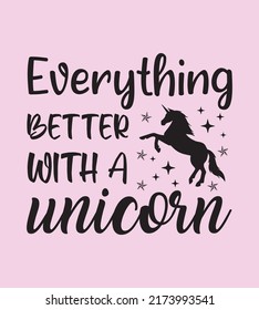 Unicorn Quotes SVG Design, Perfect For T shirt And Others