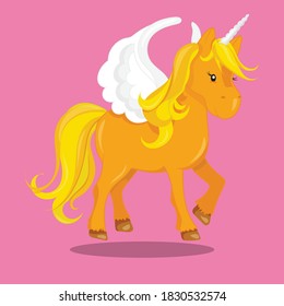 unicorn and rainbow design vector illustration