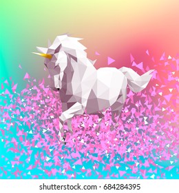 UNICORN. Rainbow Horse. Rainbow Unicorn.