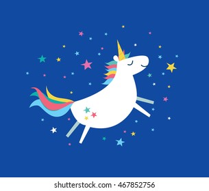 Unicorn/ Rainbow Vector/illustration
